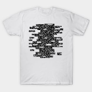 Glitches in the Void, Silver T-Shirt